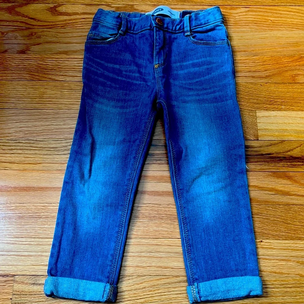 Girls 3T Lot Old Navy Boyfriend Jeans Biker Shorts Star Legging Toucan Lace Trim